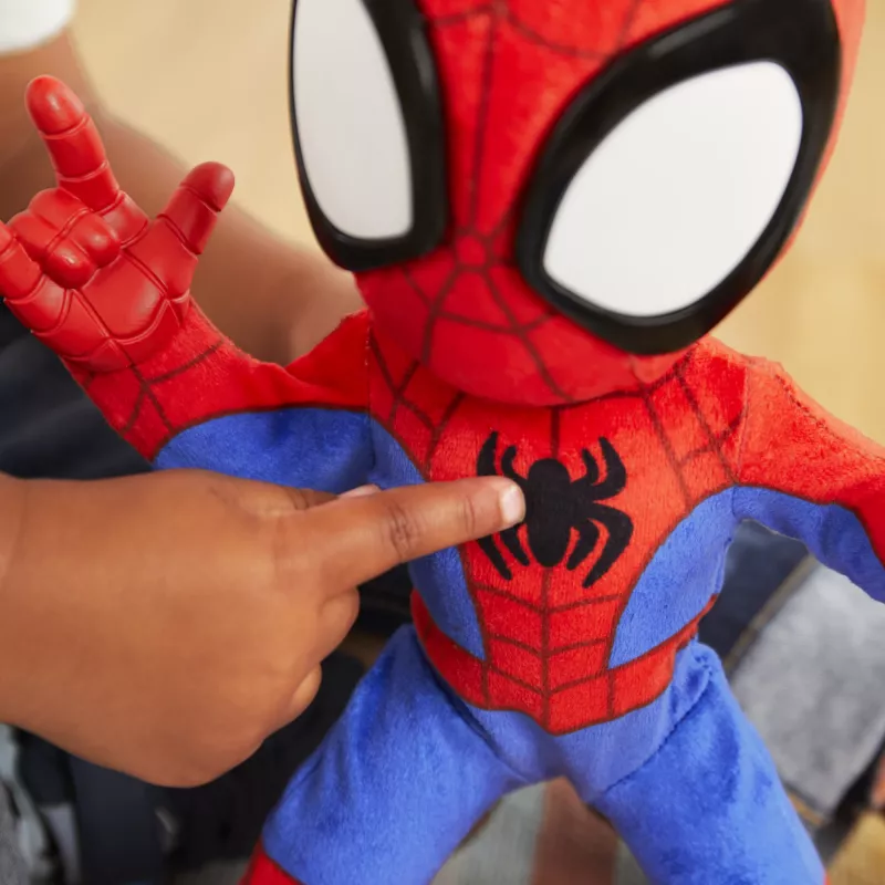 Marvel Spidey and His Amazing Friends Dance 'N Crawl Spidey, interaktīva plīša rotaļlieta ar mūziku un skaņām