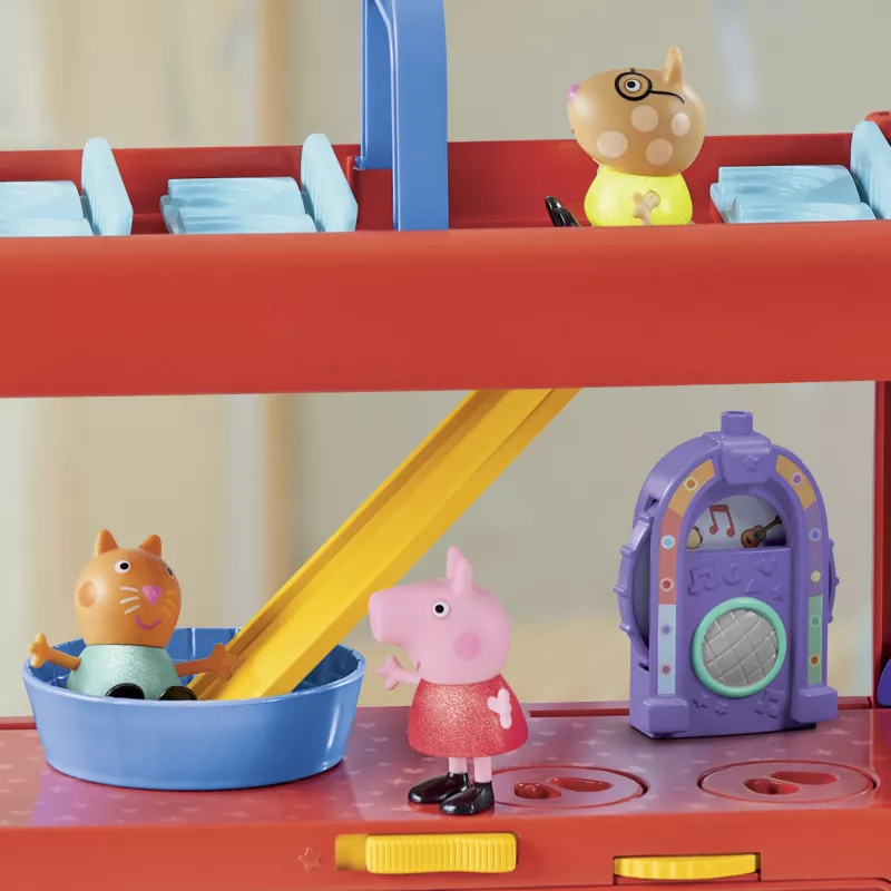 Peppa Pig 2-in-1 Party Bus, Action/Adventure, 3 gadi, Daudzkrāsains, Plastmasa