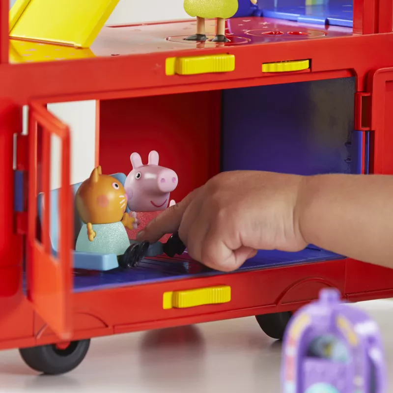 Peppa Pig 2-in-1 Party Bus, Action/Adventure, 3 gadi, Daudzkrāsains, Plastmasa