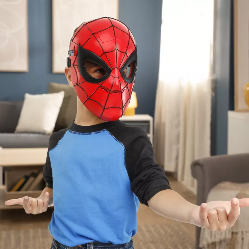 Marvel Spider-Man Glow FX maska, pieaugušajiem un bērniem, sejas maska, 5 gadi, filma, 1 gab.