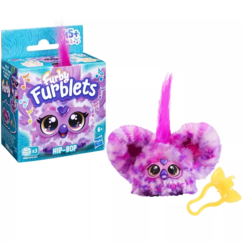 Furby Furblet Hip-Bop, multfilmu varonis, 6 gadi, interaktīvs, skaņas, A76