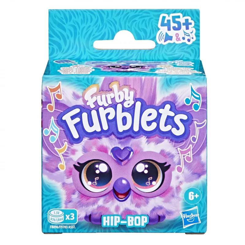 Furby Furblet Hip-Bop, multfilmu varonis, 6 gadi, interaktīvs, skaņas, A76