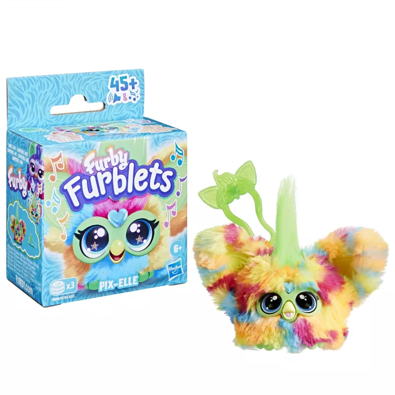 Furby Furblet Pix-Elle, multfilmu tēls, 6 gadi, interaktīva, skanoša, A76