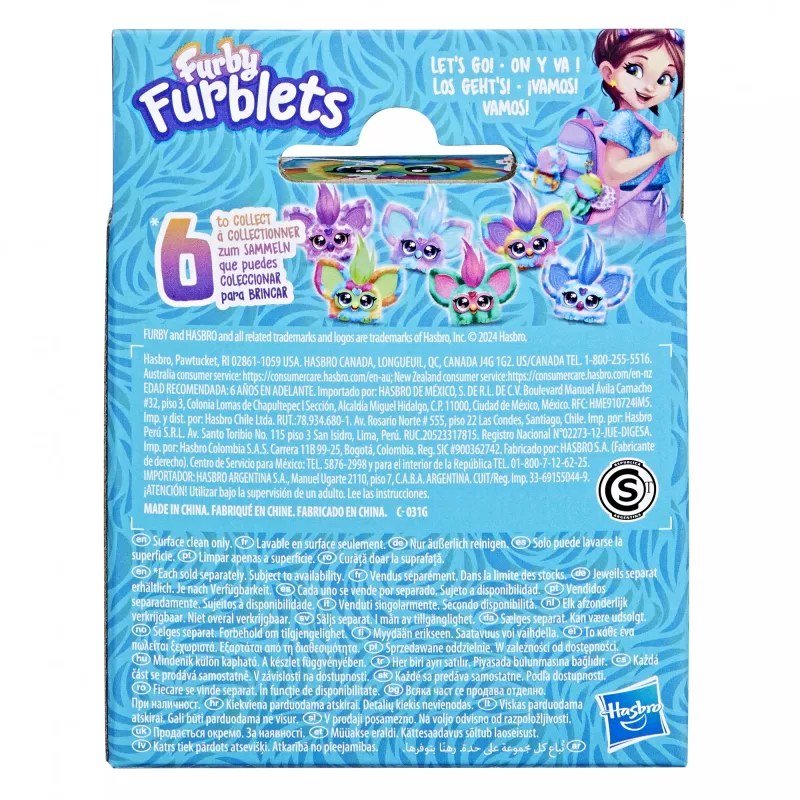 Furby Furblet Pix-Elle, multfilmu tēls, 6 gadi, interaktīva, skanoša, A76