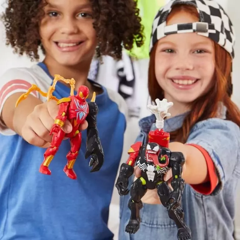 Marvel MixMashers Spider-Man Venom Mix-&-Match, 4 gadi, Daudzkrāsaina