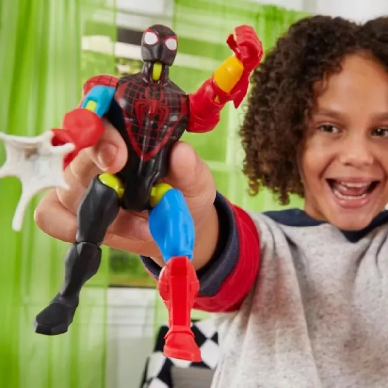 Marvel MixMashers Miles Morales Spider-Man Mix-And-Match, 4 gadi, Daudzkrāsains