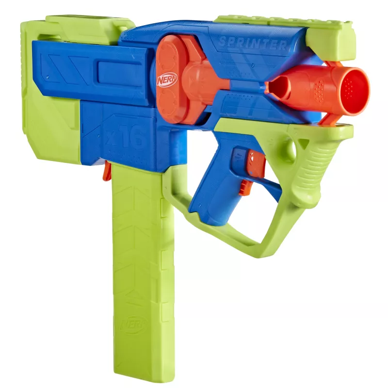 Rotaļu šāvējs Nerf N Series Sprinter F8625 zils zaļš oranžs
