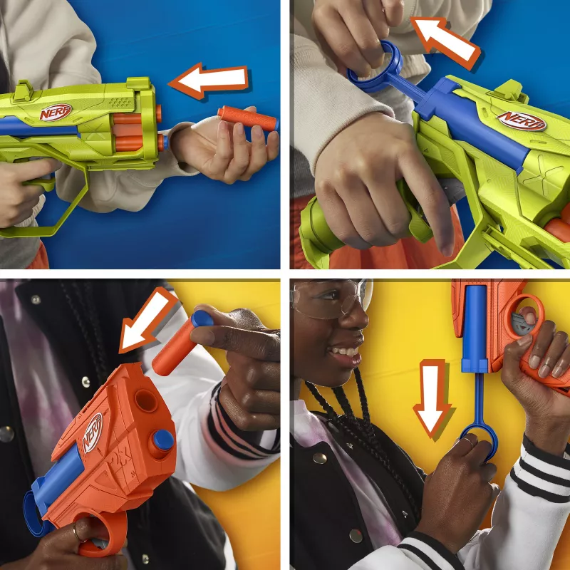 Nerf N Series Triple Action Pack, Rotaļu ierocis, 8 gadi