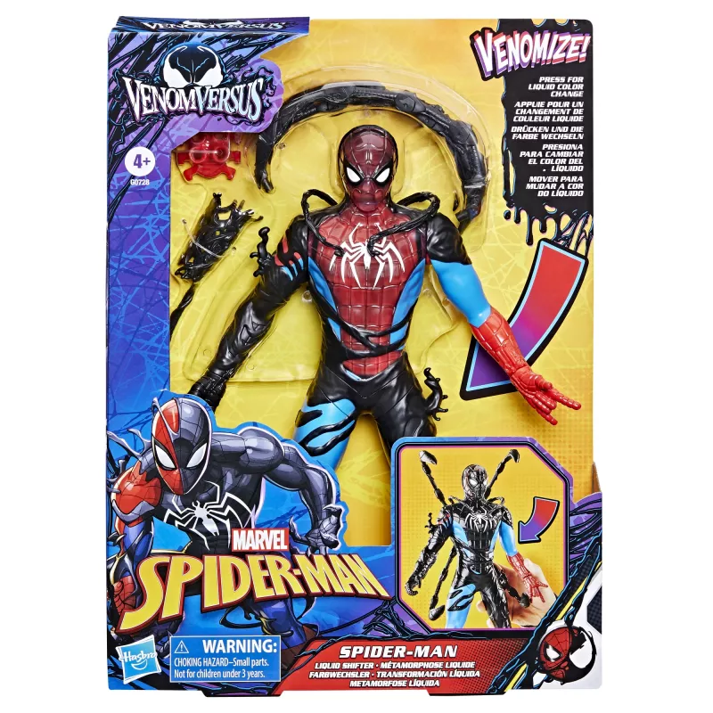 Marvel Spider-Man VenomVersus Spider-Man, 4 gadi, melna, zila, sarkana