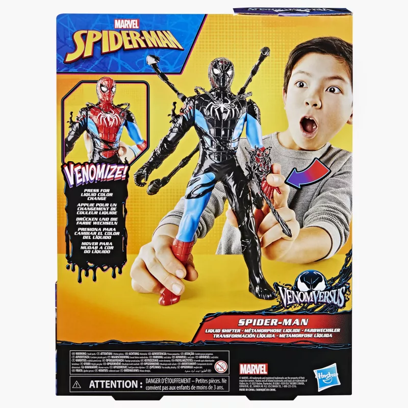 Marvel Spider-Man VenomVersus Spider-Man, 4 gadi, melna, zila, sarkana