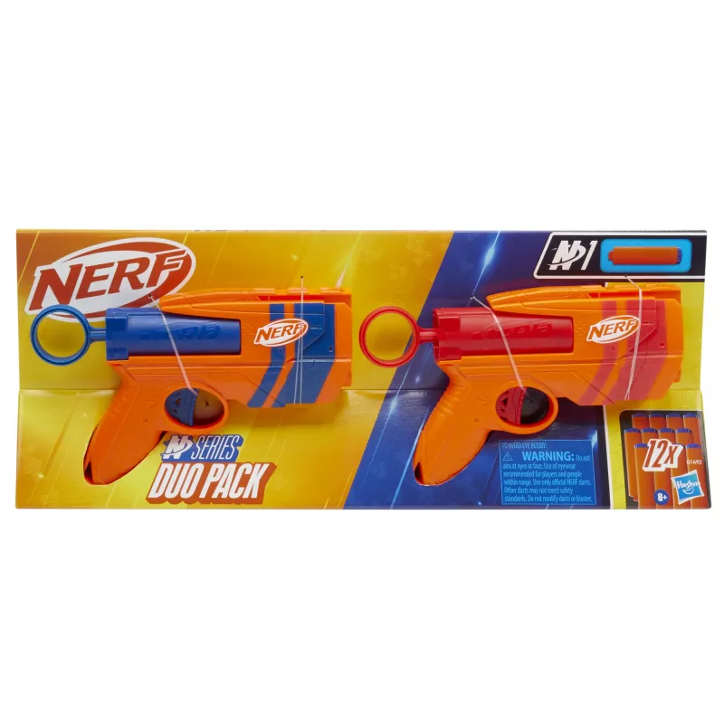 Rotaļu blasteru komplekts NERF Playset Dual Pack N Series G1492 ar 2 blasteriem un putuplasta šautriņām