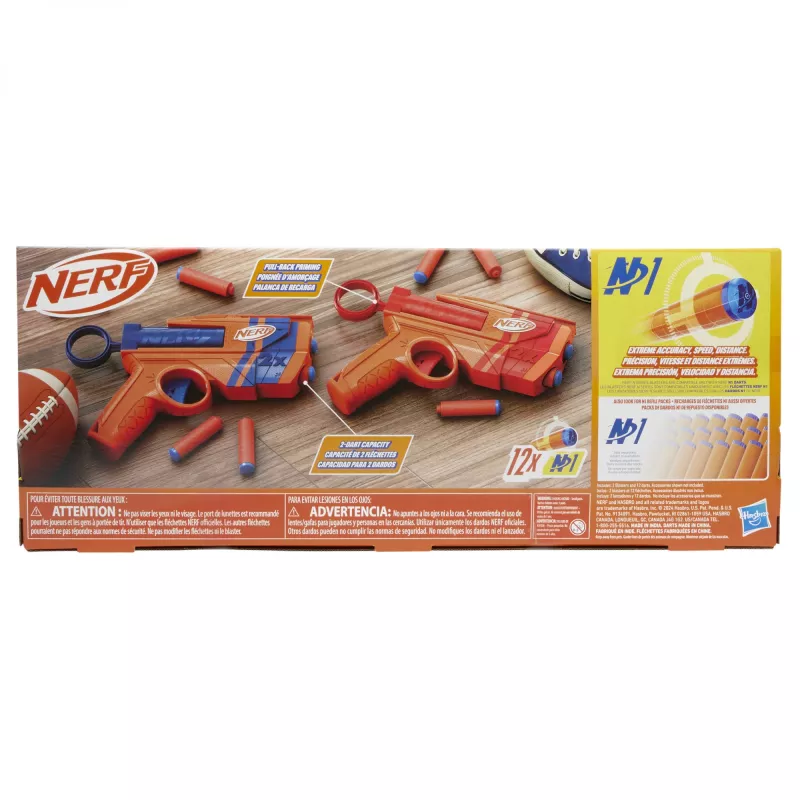 Rotaļu blasteru komplekts NERF Playset Dual Pack N Series G1492 ar 2 blasteriem un putuplasta šautriņām