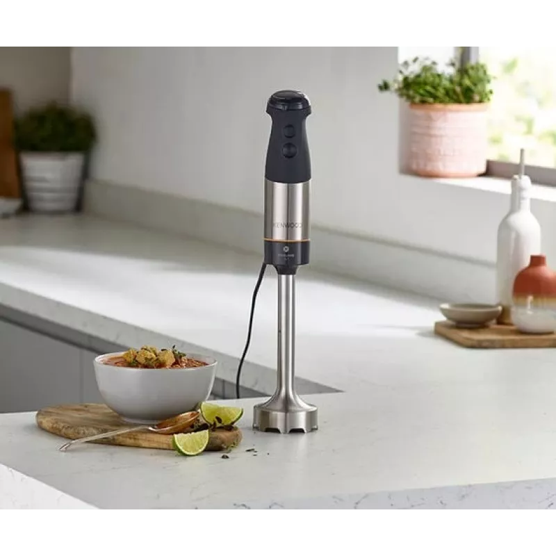 Kenwood Triblade XL + HBM60.002GY Iegremdējamais blenderis 1000 W Pelēks