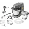 Virtuves kombains Kenwood KWL90.164SI — 1400 W, 7 L nerūsējošā tērauda bļoda, sudrabains, iebūvēti svari