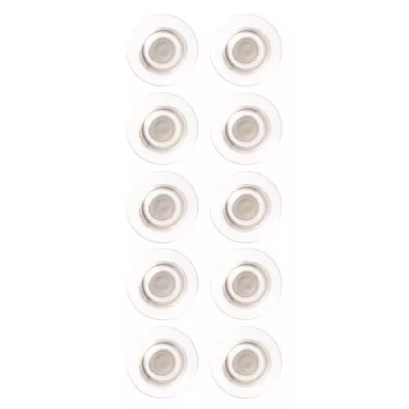 Nobo stikla tāfeles magnēti ⌀32mm, tāfeles magnēts, sudraba, caurspīdīgs, 32 mm, 32 mm, 9,2 mm, 96 g