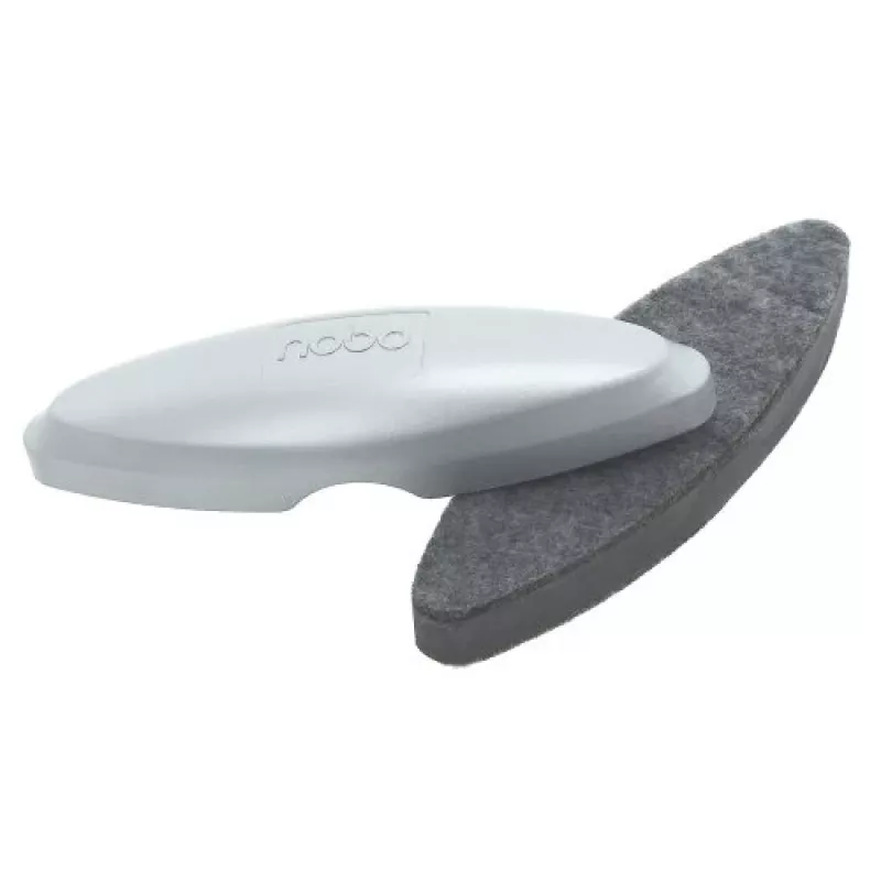 Nobo stikla tāfeles dzēšgumija, tāfeles tīrīšanas sausās drāniņas, sudraba, 42 mm, 200 mm, 58 mm, 90 g