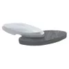 Nobo stikla tāfeles dzēšgumija, tāfeles tīrīšanas sausās drāniņas, sudraba, 42 mm, 200 mm, 58 mm, 90 g