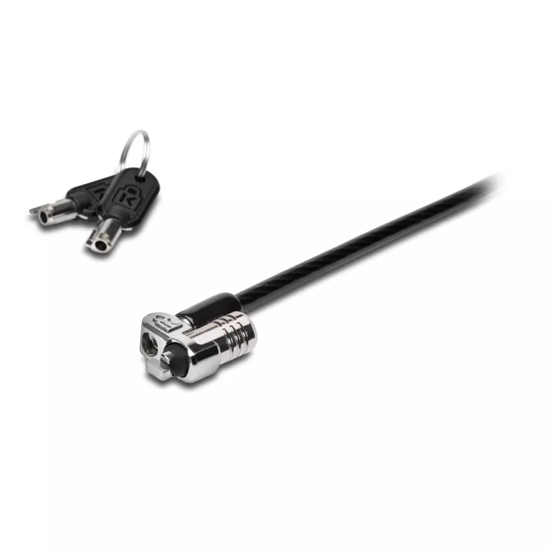 Kensington K:Laptop LockMicroSaver 2.0 SK, Kensington, Atslēga, Tērauds, Melna, Sudraba