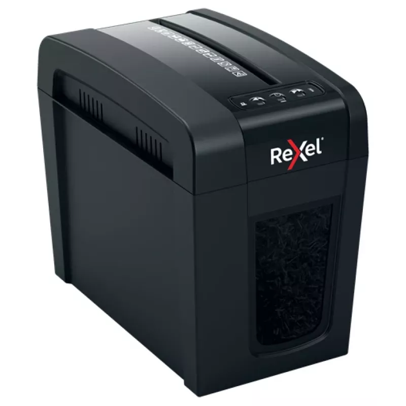 Rexel Secure X6-SL Whisper-Shred šķērsgriešanas papīra smalcinātājs P4