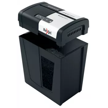 Rexel Secure MC6 Whisper-Shred mikrogriešanas papīra smalcinātājs P5, mikrogriešanas smalcināšana, 2 x 15 mm, 18 l, 175 loksnes, 55 dB, pogas