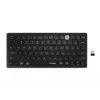 Kensington Dual Wireless Compact tastatūra - PN, Mini, bezvadu, Bluetooth, QWERTY, melna