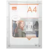 Nobo Premium Plus A4 caurspīdīgs akrila pie sienas stiprināms plakāta rāmis