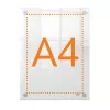Nobo Premium Plus A4 caurspīdīgs akrila pie sienas stiprināms plakāta rāmis