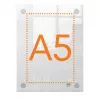 Nobo Premium Plus A5 dzidrs akrila sienas plakātu rāmis
