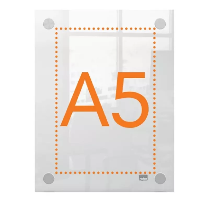 Nobo Premium Plus A5 dzidrs akrila sienas plakātu rāmis
