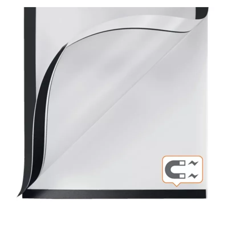 Nobo pašlīmējošais magnētiskais plakāta rāmis A4, melns, A4, oranžs, portreta/ainavas formāts, 235 mm, 5 mm, 325 mm