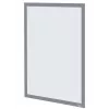 Nobo pašlīmējošs magnētiskais plakātu rāmis A3, sudraba, A3, pelēks, portrets/ainava, 235 mm, 10 mm, 450 mm