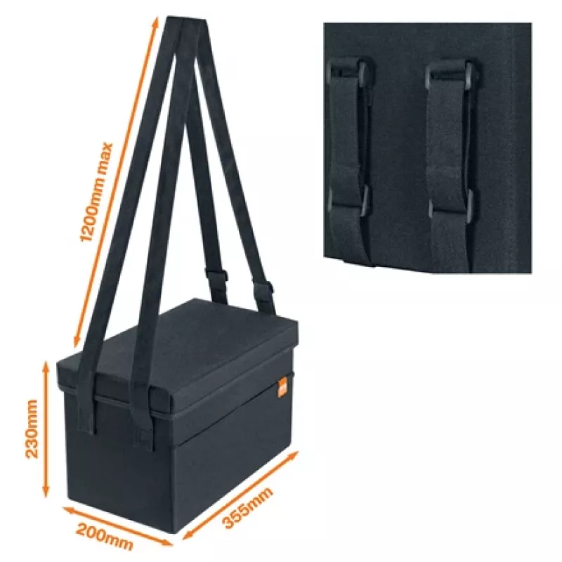 Nobo Whiteboard Accessories Kit Bag, Piederumu komplekts, Daudzkrāsains, 200 mm, 355 mm, 230 mm, Soma
