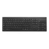 Kensington K75561BE, pilnizmēra (100%), bezvadu, RF bezvadu, membrānas, AZERTY, melns