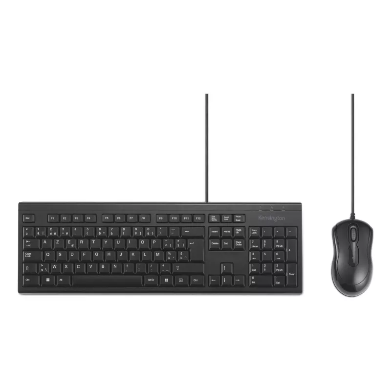 Kensington K75452BE, vadu, USB, membrānas, AZERTY, melns, pele iekļauta