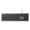 Kensington KB515 EQ USB-C/USB-A vadu tastatūra, pilna izmēra (100%), vadu, USB, šķērveida taustiņu slēdzis, QWERTY, pelēka