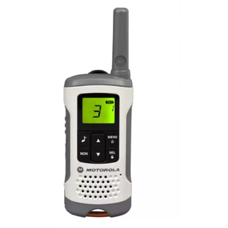 Motorola TLKR T50 divvirzienu radio 8 kanāli 0,0125 MHz Pelēks, Balts