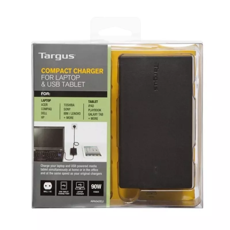 Targus APA042EU strāvas adapteris melns