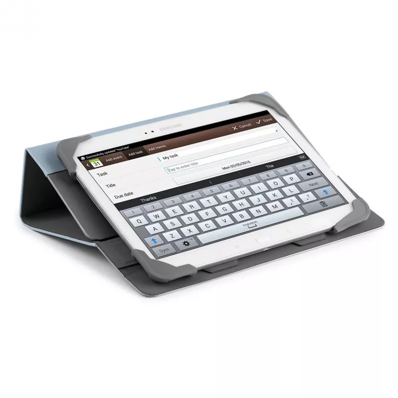 Targus Fit N' Grip rotējošs planšetdatora maciņš 9-10 collu ierīcēm, 25.4 cm (10 collas), folio, zils