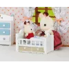 Sylvanian Families šokolādes truša mazuļa komplekts (bērnu gultiņa), 3 gadi, daudzkrāsains, polistirols, plastmasa