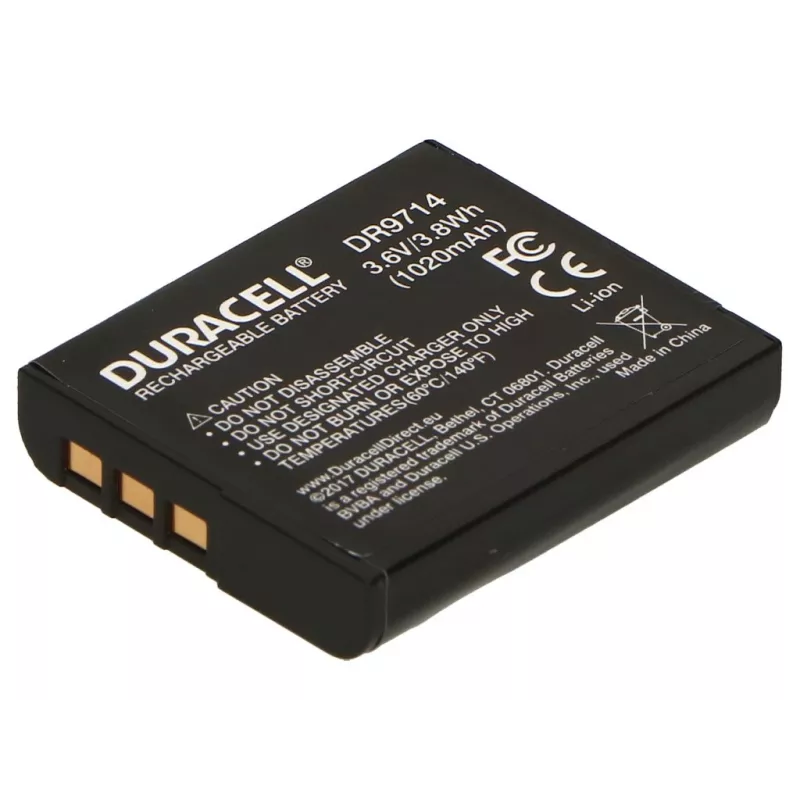 Duracell kameras akumulators - aizstāj Sony NP-BG1 akumulatoru, 1020 mAh, 3,6 V, litija jonu (Li-Ion)