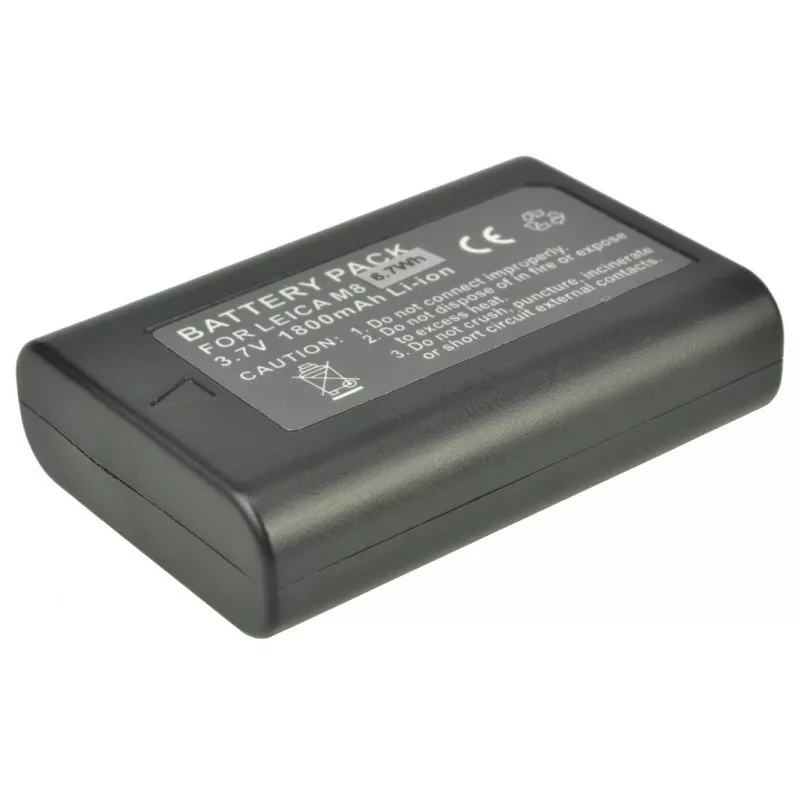 2-Power digitālās kameras akumulators 3.7V 1600mAh, 1600 mAh, 3.7 V, litija jonu (Li-Ion)