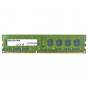 2-Power 8GB MultiSpeed 1066/1333/1600 MHz DIMM atmiņa, 8 GB, 1 x 8 GB, DDR3, 1600 MHz, 240-pin DIMM, zaļa