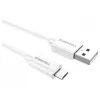 Duracell Sync/Charge kabelis 1 Metre White, 1 m, USB A, Micro-USB A, 2.0, balta