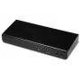 2-Power USB 3.0 Dual Display dokstacija, Dokošana, 3,5 mm, USB A tipa, USB B tipa, 10,100,1000 Mbit/s, Melna, 5 Gbit/s