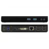 2-Power USB 3.0 Dual Display dokstacija, Dokošana, 3,5 mm, USB A tipa, USB B tipa, 10,100,1000 Mbit/s, Melna, 5 Gbit/s