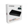 2-Power USB 3.0 Dual Display dokstacija, Dokošana, 3,5 mm, USB A tipa, USB B tipa, 10,100,1000 Mbit/s, Melna, 5 Gbit/s
