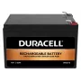Duracell 12V 12Ah VRLA akumulators, Hermētisks svina skābes (VRLA), 12 V, 12 Ah, 12000 mAh, 144 Wh, Melns