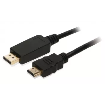 2-Power CAB0039A video kabeļa adapteris 2 m DisplayPort HDMI A tips (standarta) Melns