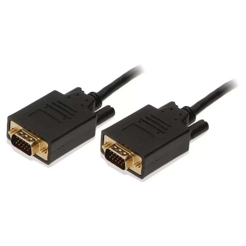2-Power CAB0050A VGA kabelis 2 m VGA (D-Sub) melns