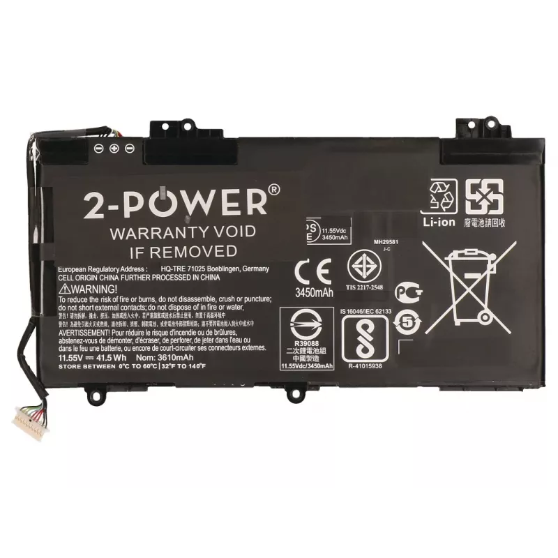 2-Power CBP3615A klēpjdatora rezerves daļa Akumulators